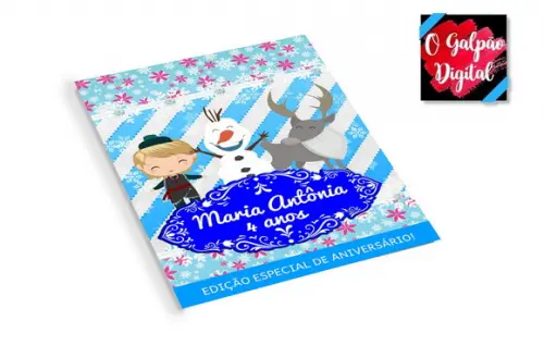 Revistinha de Colorir Frozen