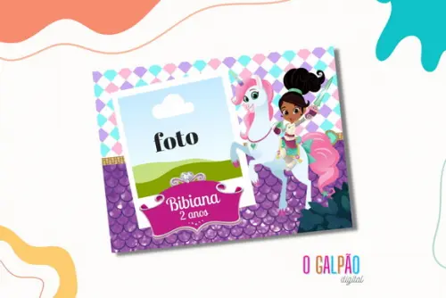 Imã de Geladeira Princesa Nella