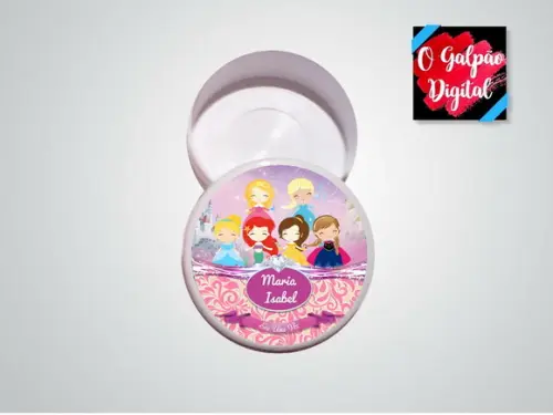 Rótulo de Latinha Princesas