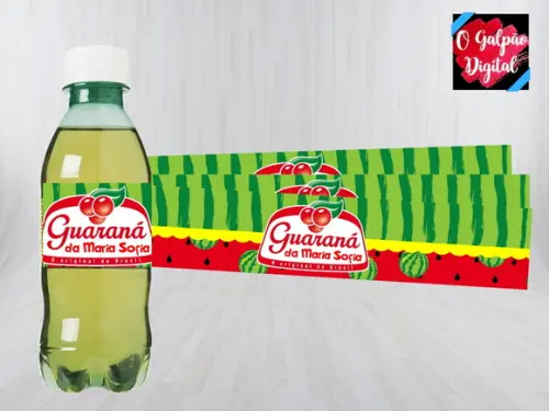 Rótulo de Guaraná Magali