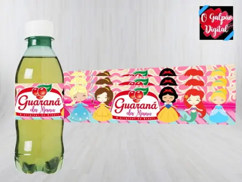 Rótulo de Guaraná Princesas