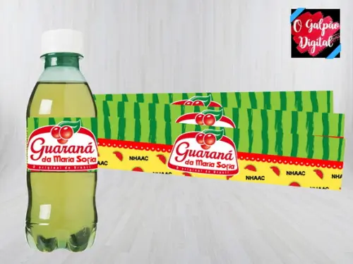 Rótulo de Guaraná Magali