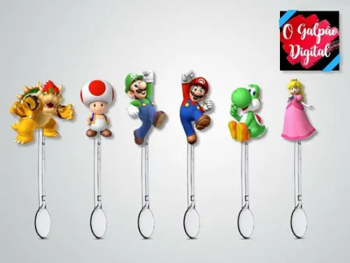 Colherzinha Mario Bros