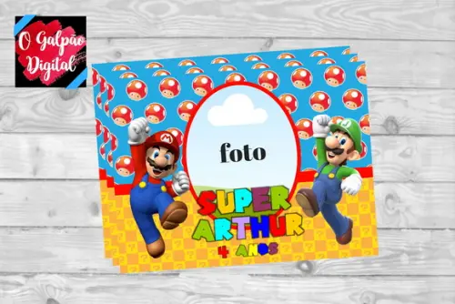 Imã de Geladeira Mario Bros