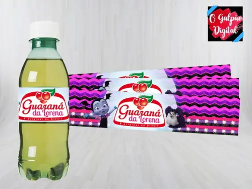 Rótulo de Guaraná Vampirina