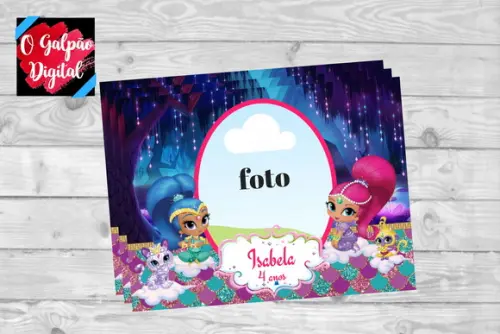 Imã de Geladeira Shimmer e Shine