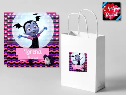 Rótulo de Sacola Vampirina