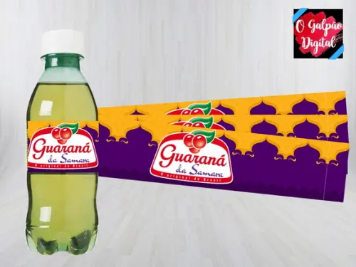 Rótulo de Guaraná Árabe