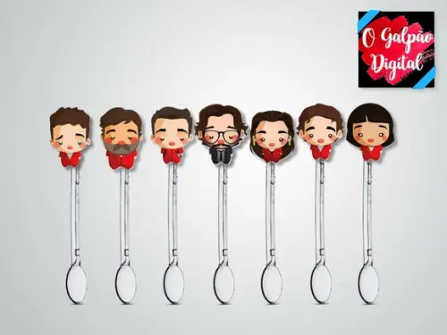 Colherzinha La Casa de Papel