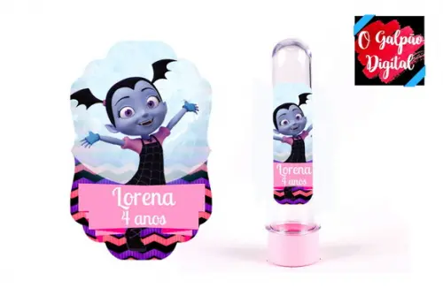 Rótulo de Tubete A Bela Vampirina