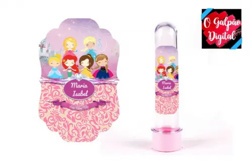 Rótulo de Tubete Princesas Baby
