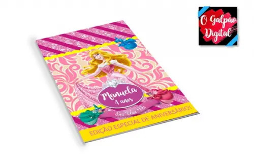 Revistinha de Colorir a Bela Adormecida