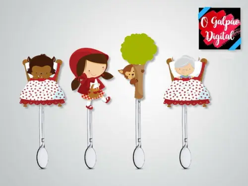 Colher Chapeuzinho Vermelho