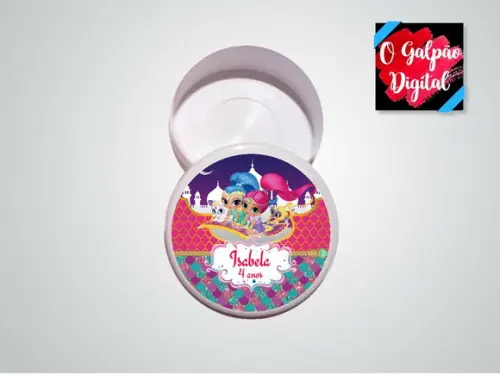 Rótulo de Latinha Shimmer e Shine