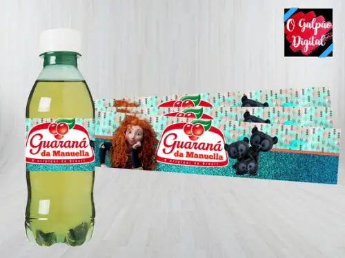 Rótulo de Guaraná Valente
