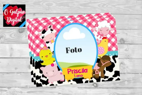 Imã de Geladeira Fazendinha
