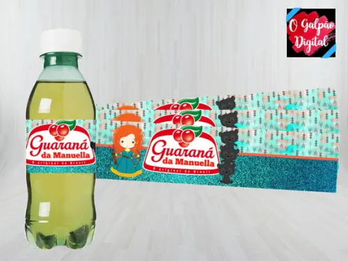 Rótulo de Guaraná Valente