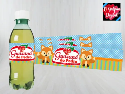 Rótulo de Guaraná Raposa