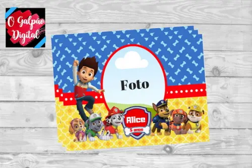 Imã de Geladeira Patrulha Canina