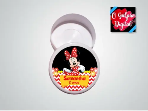 Rótulo de Latinha Minnie