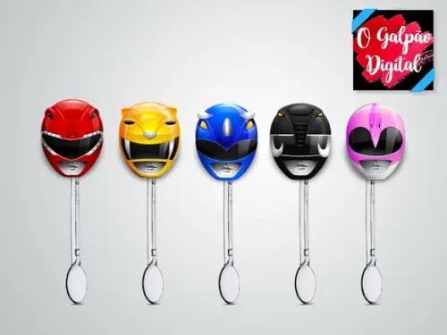 Colherzinha Power Rangers