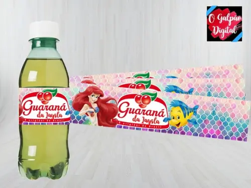Rótulo de Guaraná Ariel