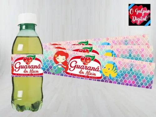Rótulo de Guaraná Ariel