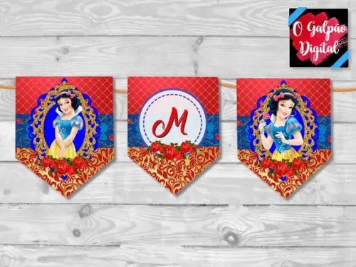 Bandeirola Branca de Neve