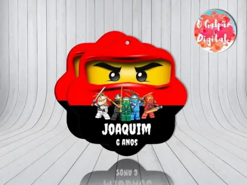 Tag de Agradecimento Ninjago