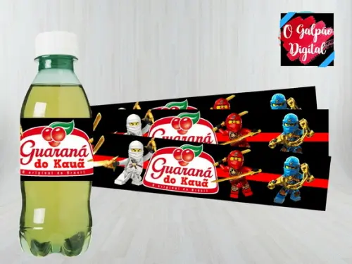Rótulo de Guaraná Ninjago
