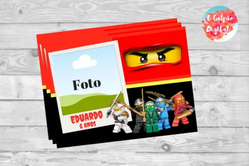 Ímã de Geladeira Ninjago