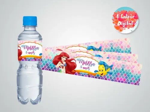 Rótulo de Garrafa de Água Ariel