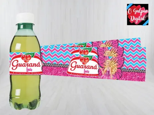 Rótulo de Guaraná Barbie Fada