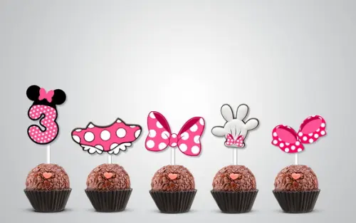 Topper Minnie Rosa