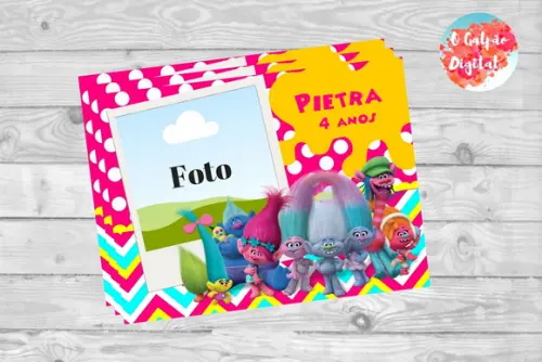 Ímã de Geladeira Trolls