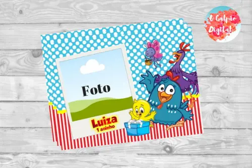 Ímã de Geladeira Galinha Pintadinha