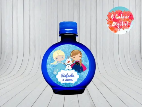 Rótulo de Garrafa Ouro Fino Frozen