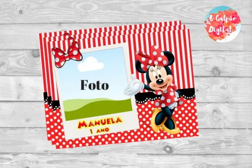 Ímã de Geladeira Minnie