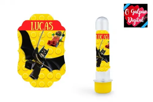 Rótulo de Tubete Lego Batman