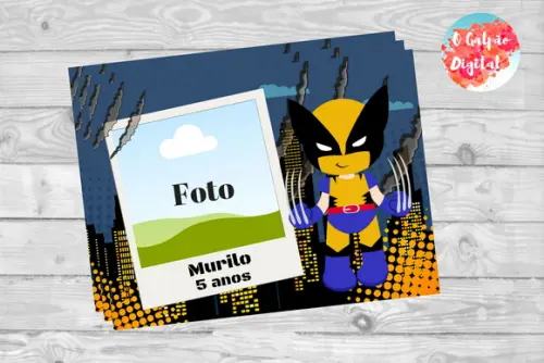 Ímã de Geladeira Wolverine