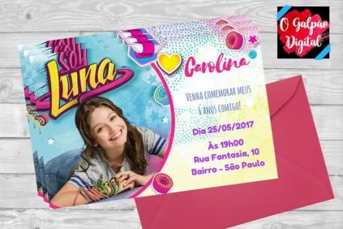 Convite Soy Luna