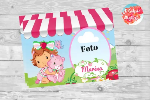 Ímã de Geladeira Moranguinho Baby