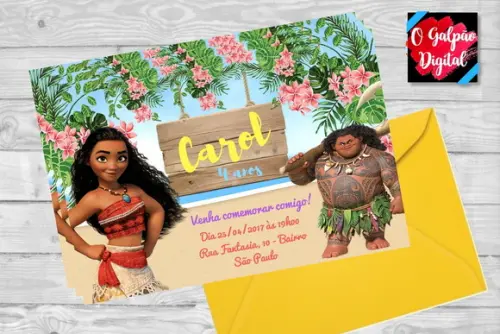 Convite Moana