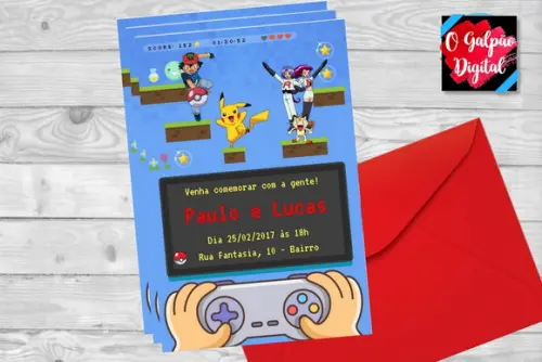 Convite Pokemon