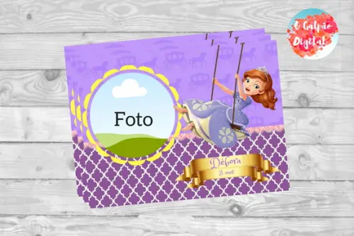 Ímã de Geladeira Princesa Sofia