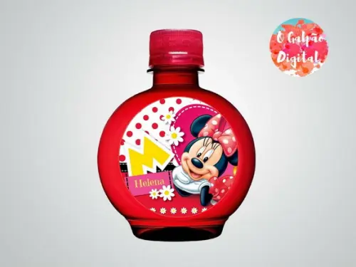 Rótulo de Garrafa Ouro Fino Minnie