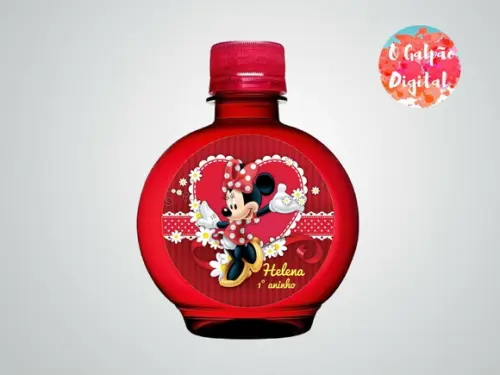 Rótulo de Garrafa Ouro Fino Minnie