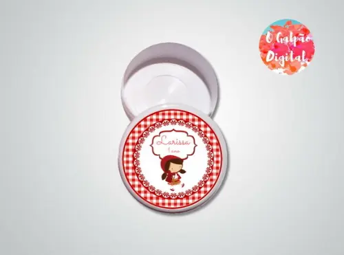 Rótulo de Latinha Chapeuzinho