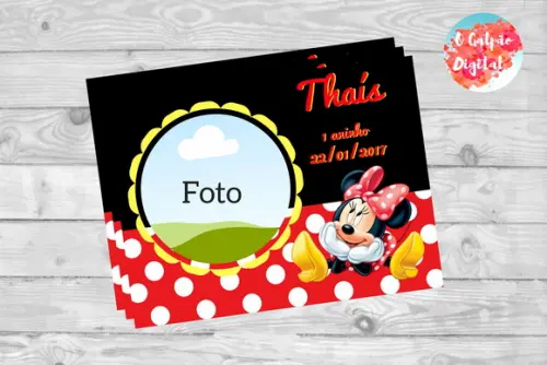 Ímã de Geladeira Minnie