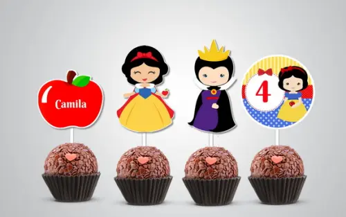 Topper Branca de Neve